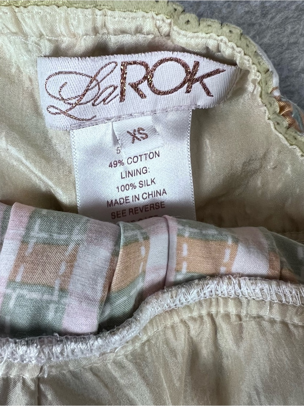 Silk Blend Women’s Halter Dress Plaid 90s Y2K Pockets Size XS - Picture 6 of 14